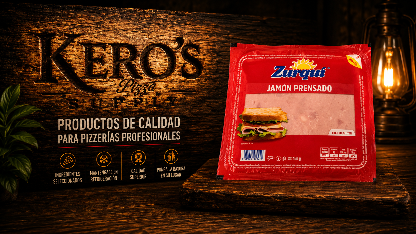 Jamón Prensado Zurquí (460 g)